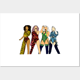 little mix print design Posters and Art